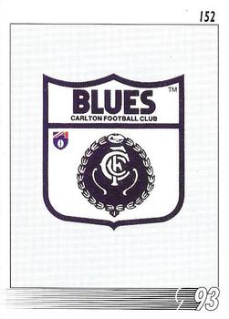 1993 Select AFL #152 Logo Front